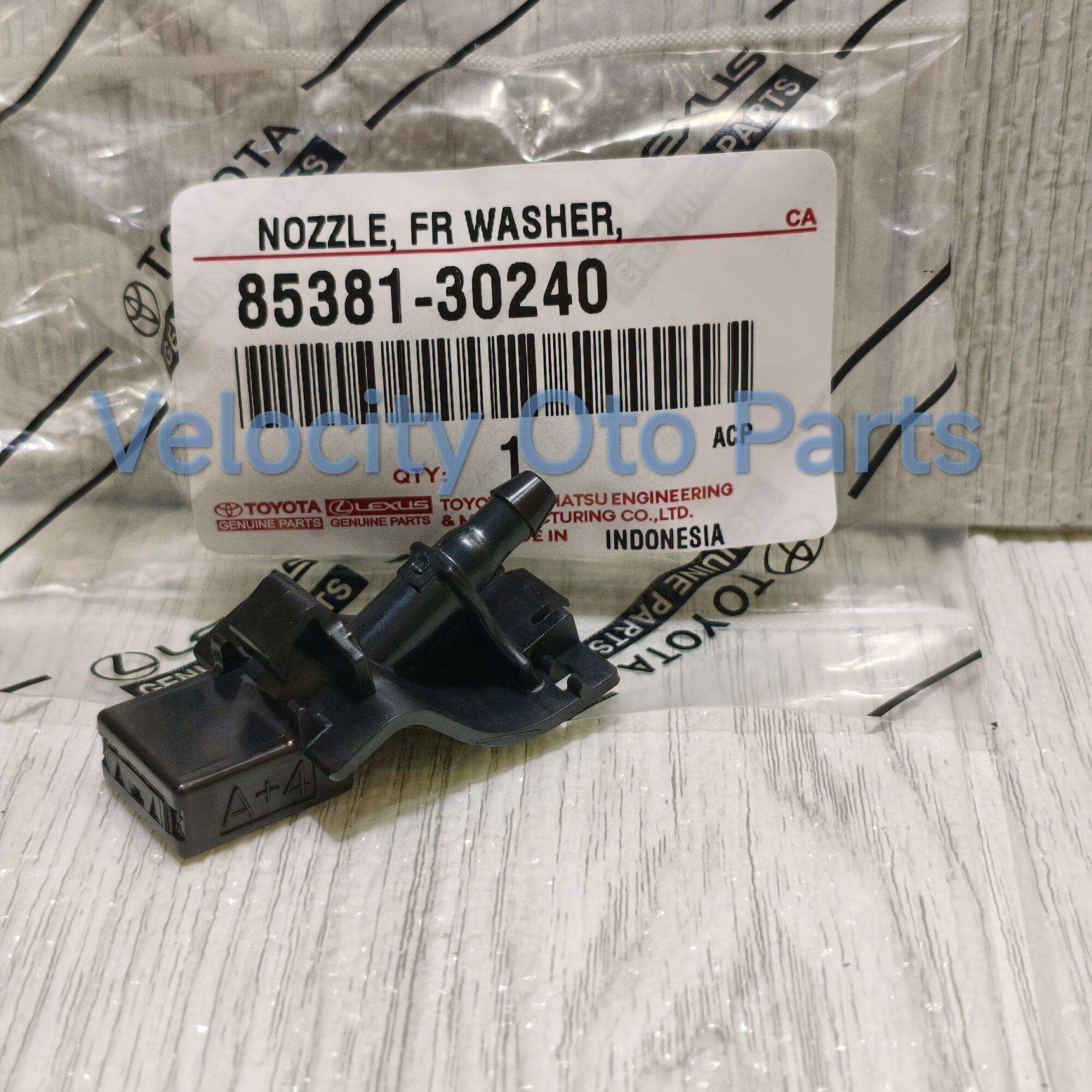 Nozzle Washer Semprotan Air wiper Toyota Alphard Lexus Landcruiser 85381-30240 1pc Original Harga 18,500 rupiah*Gratis Ongkir