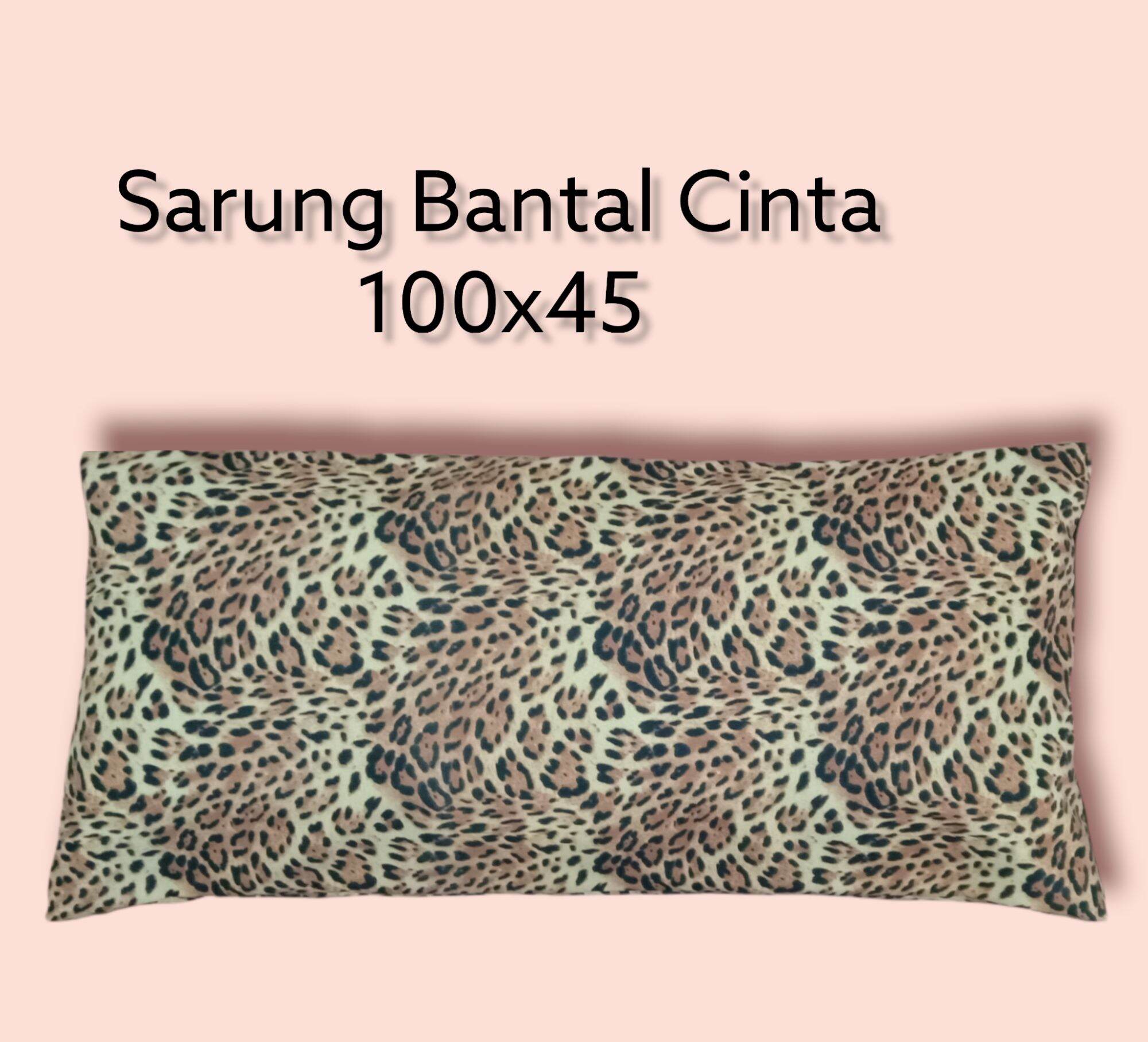 Sarung Bantal Cinta Unik Motif Leopard 100x45 [Tanpa Isi] Lazada