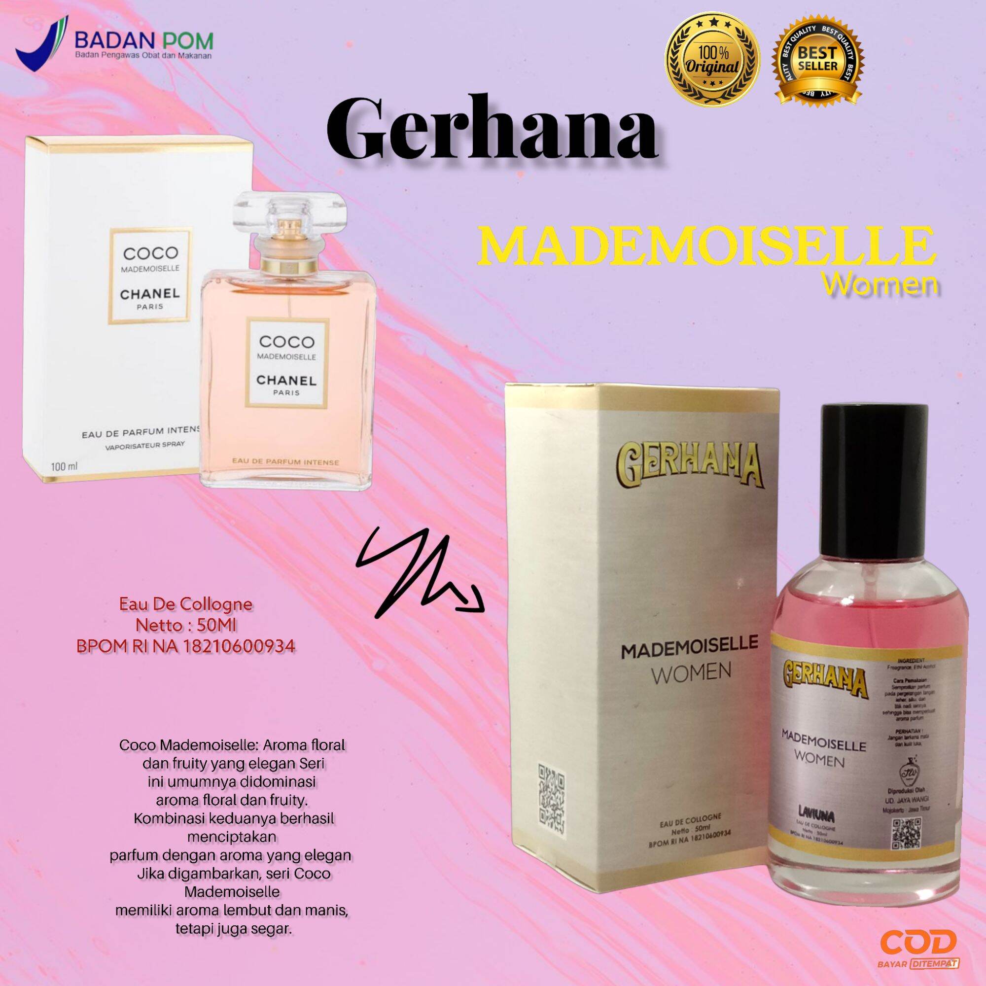 Jual Coco Chanel Eau De Parfum 50ml Terbaru - Jun 2022 | Lazada.co.id