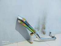 Knalpot Racing Leovince Suzuki spin 125 SkyDrive skywave Hayate
