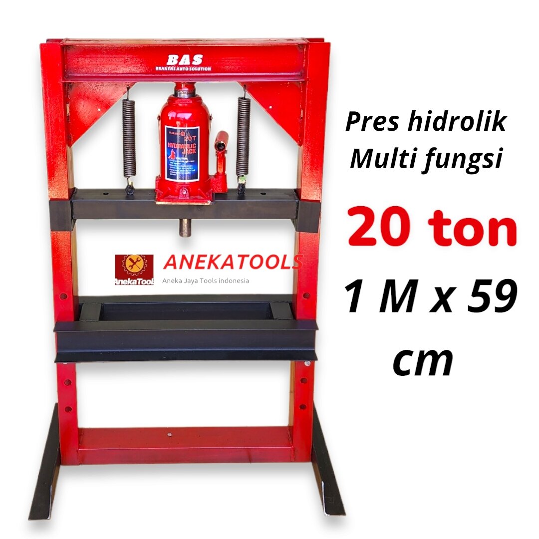 ALAT PRESS HIDROLIK MULTIFUNGSI 20 TON Multifungsi Harga 1,190,000 rupiah*Gratis Ongkir