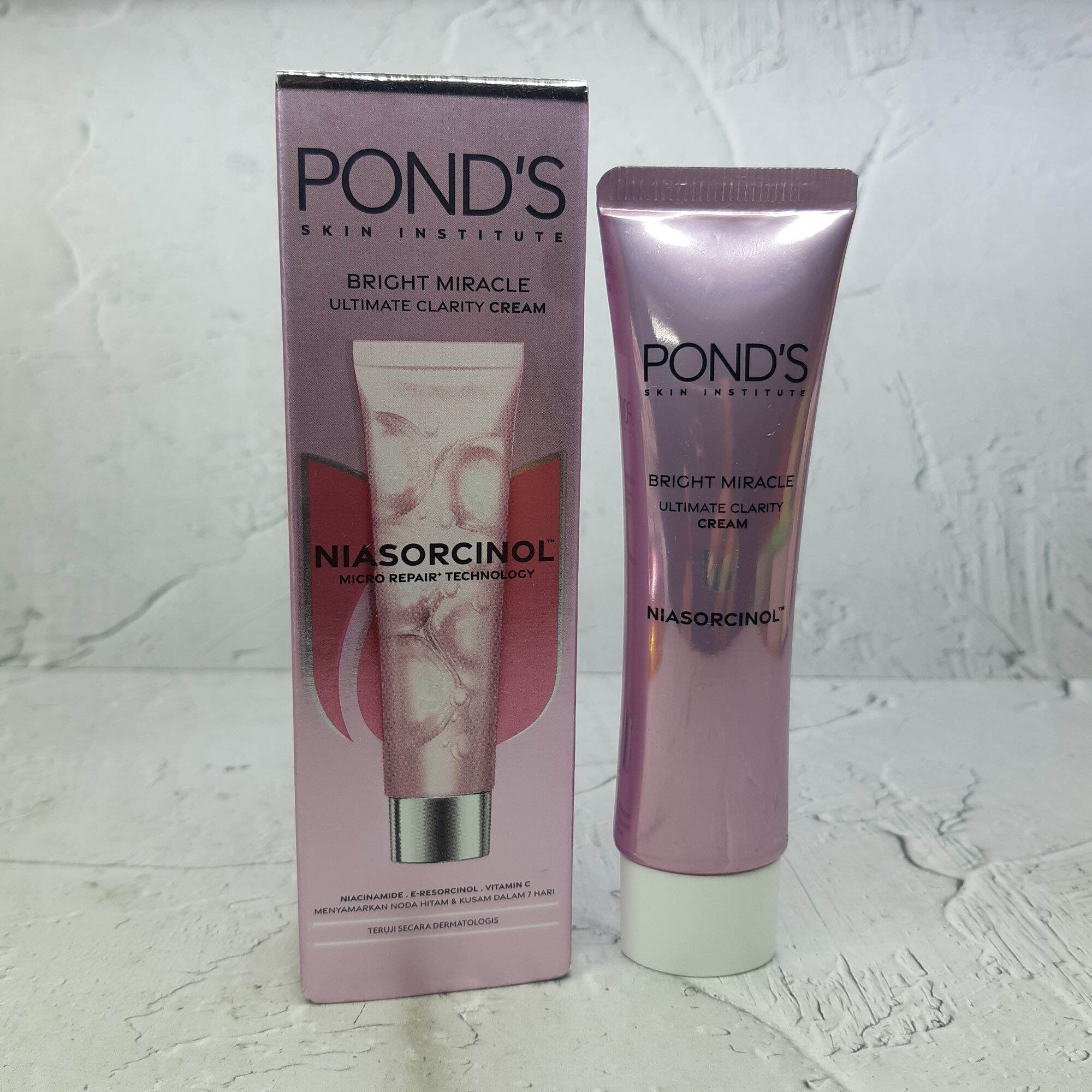 Pond S Cream Bright Miracle Ultimate Clarity Niasorcinol Gr Bpom Lazada Indonesia