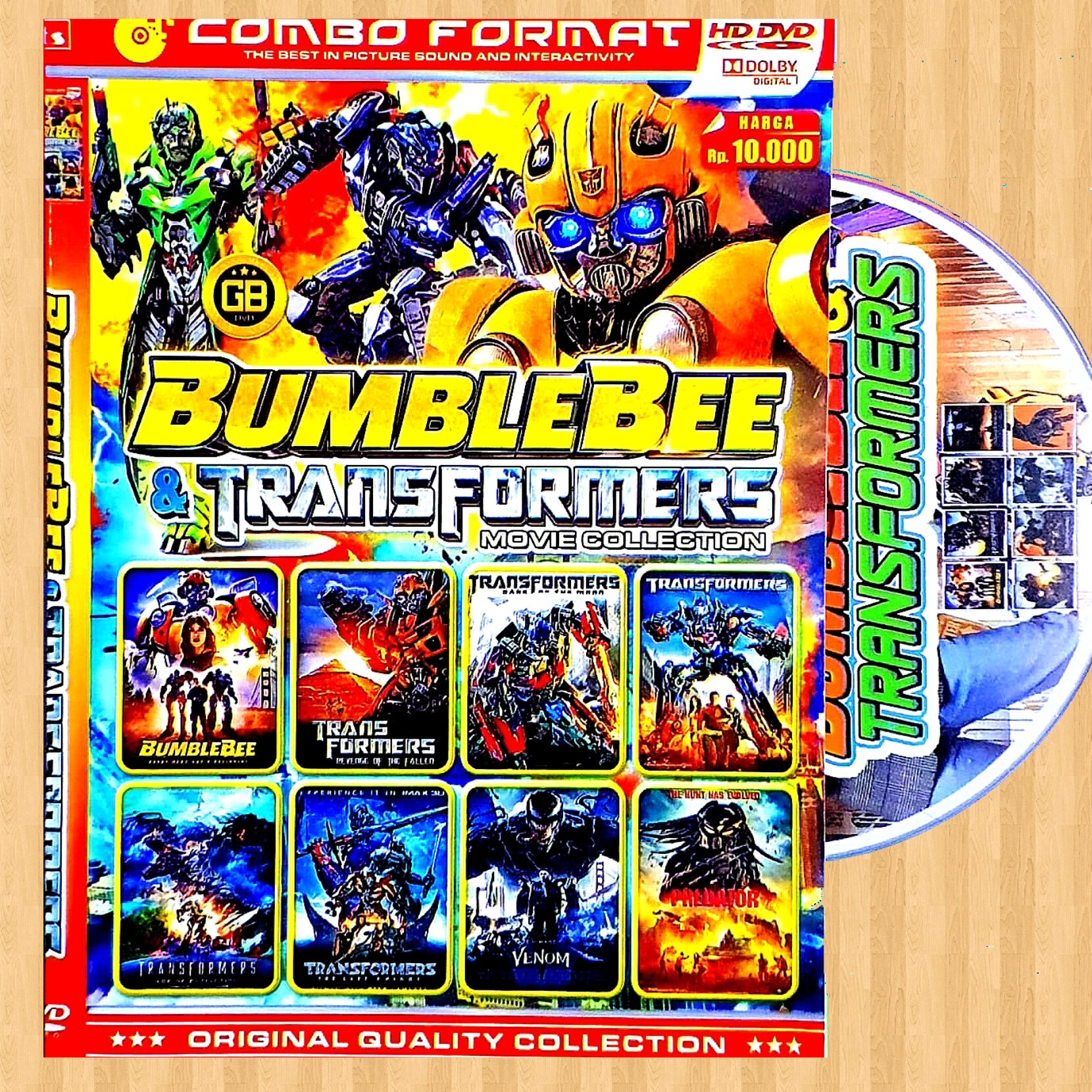 Kaset Dvd Film Transformers 1 7 Campuran Terlengkap Kaset Dvd Film