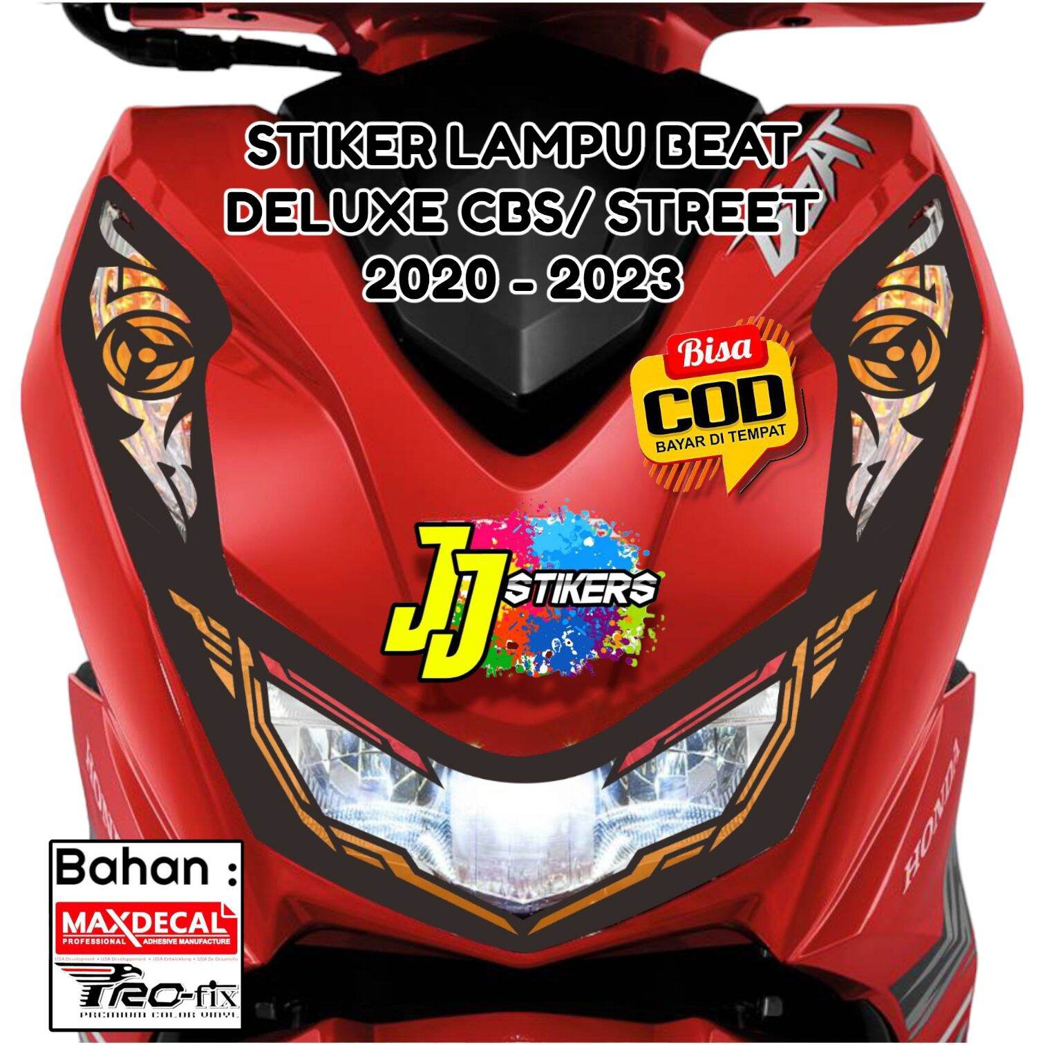 Stiker Variasi Lampu Dan Sein Depan Motor Beat Deluxe Lazada Indonesia