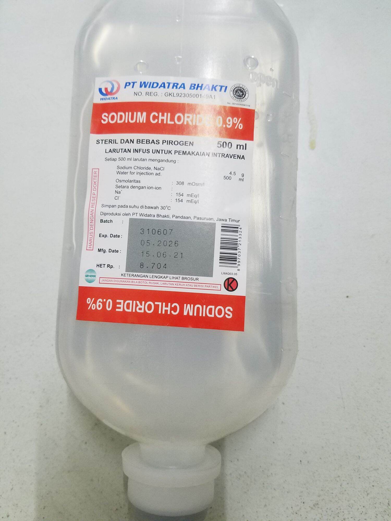 air infus nacl | Lazada Indonesia