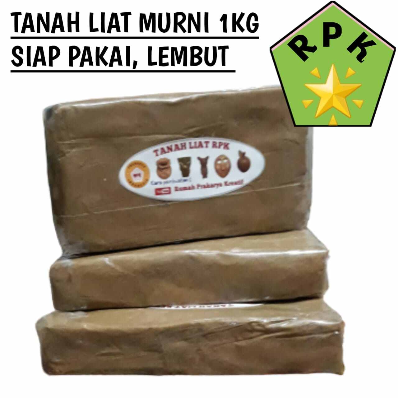 Tanah liat I Prakarya Tanah liat 1000gram