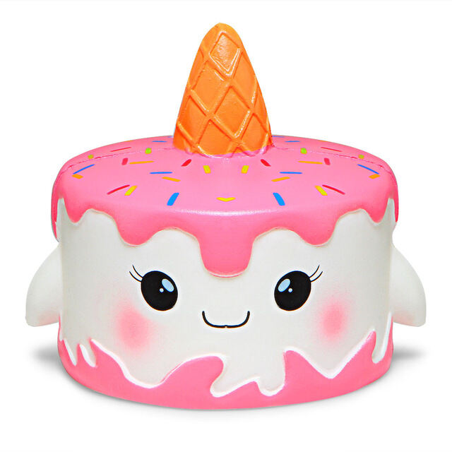 Squishy cake shark Squishy kue ulang tahun Squishy Squishy cake unicorn