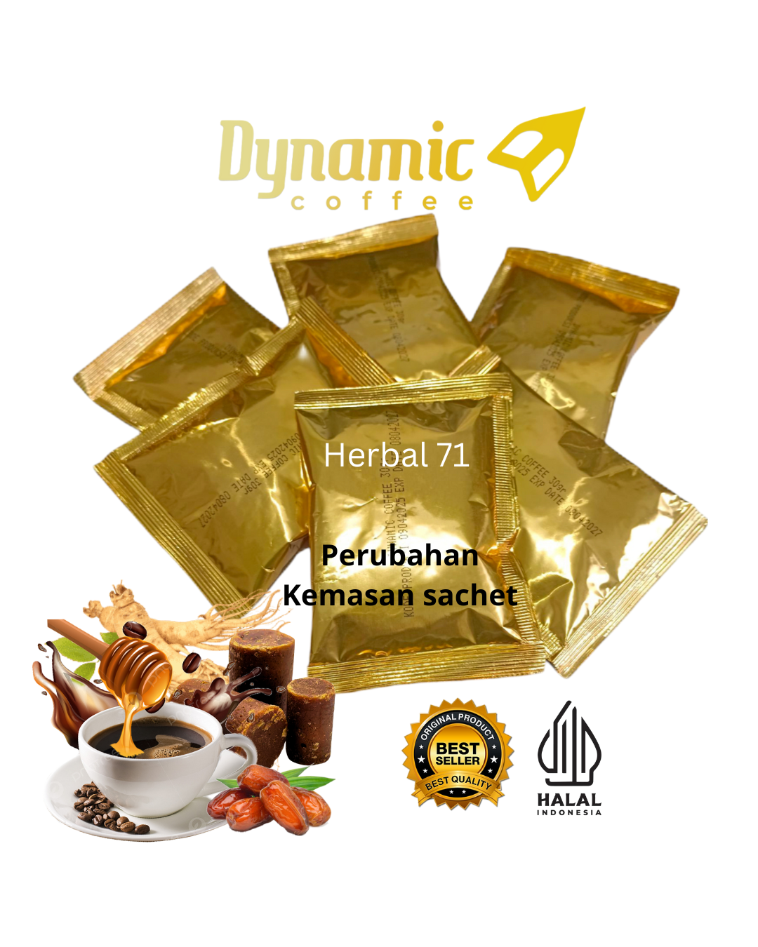 DYNAMIC COFFEE minuman serbuk kopi 5 sachet