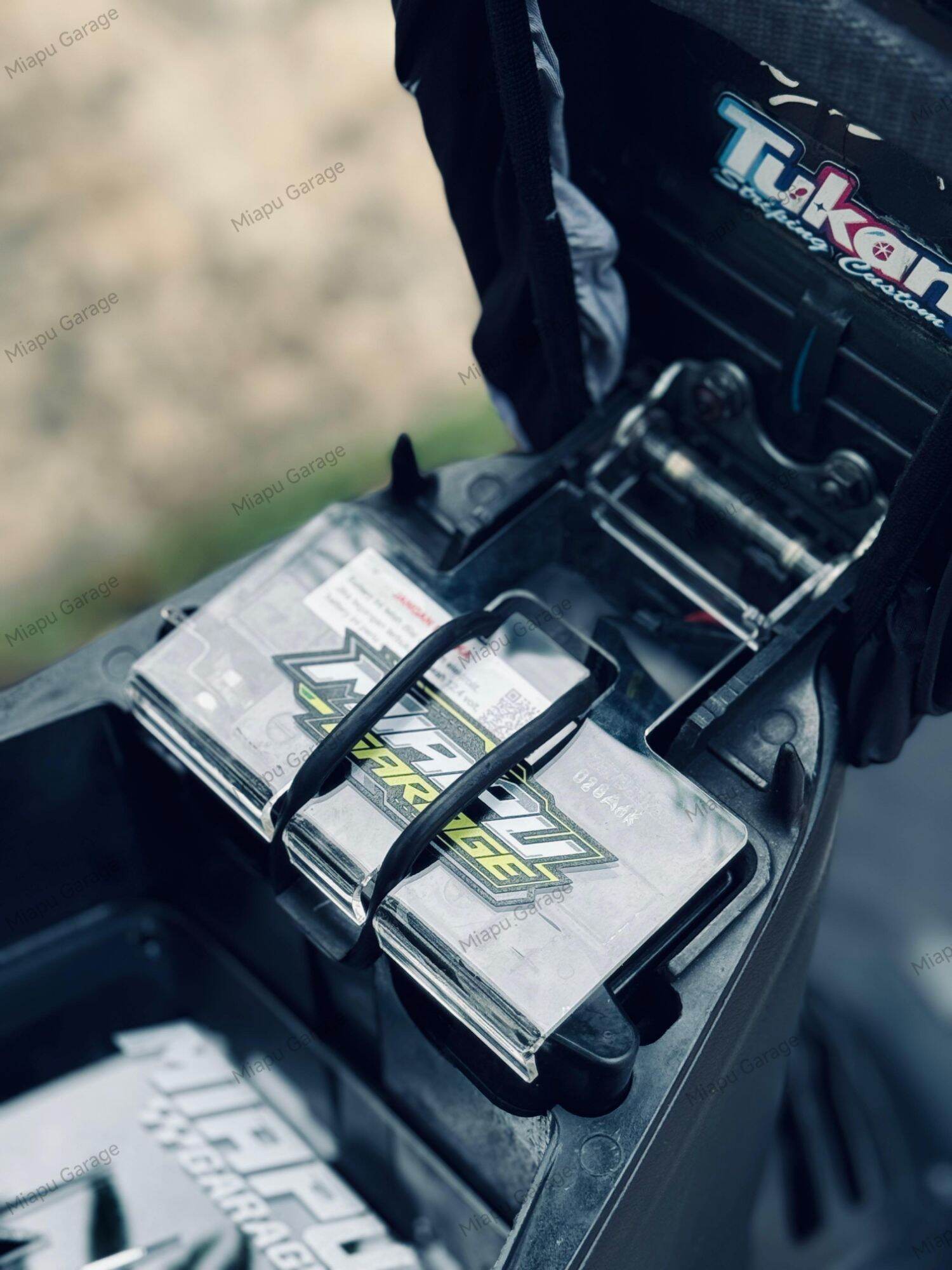 Mio Sporty & Mio Smile Acrylic Battery Cover, 3 mm Thick, Clear and Transparent Harga 45,500 rupiah*Gratis Ongkir