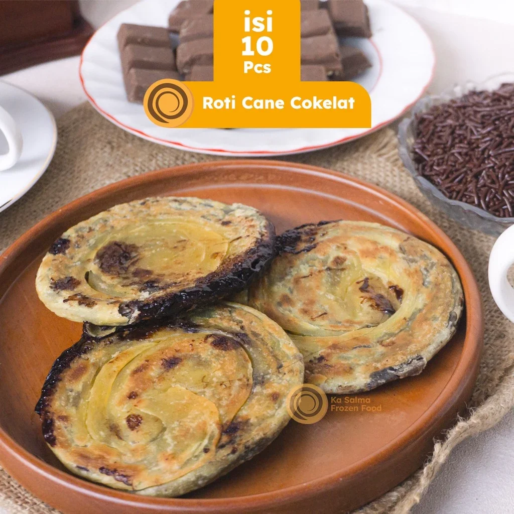 Roti Cane Cokelat isi 10 pcs / Roti Maryam / Roti Canai | Lazada Indonesia