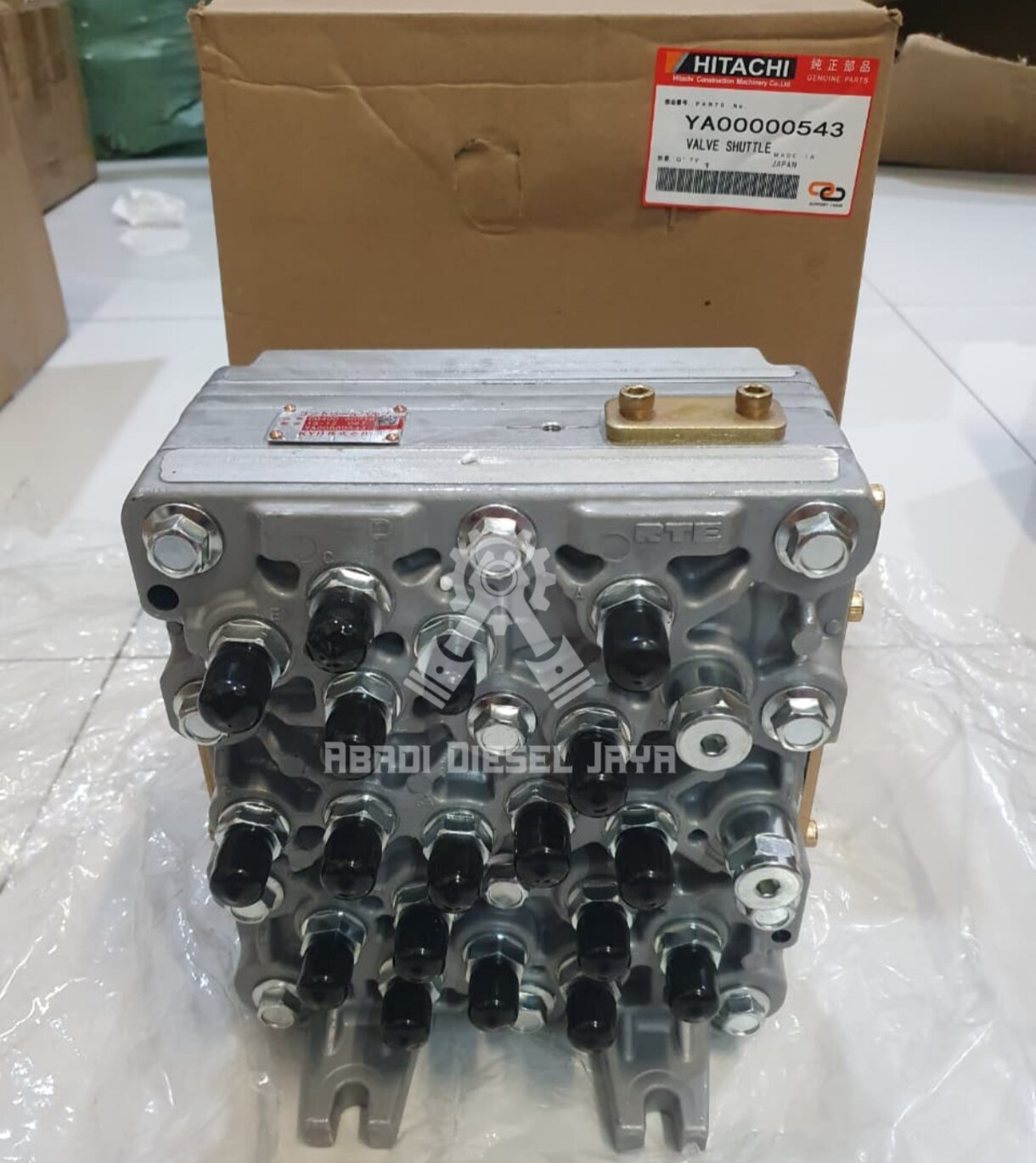 SHUTTLE VALVE ZAXIS200 ZAXIS110 ZAXIS220-5G YA00000543 Harga 8,500,000 rupiah*Gratis Ongkir