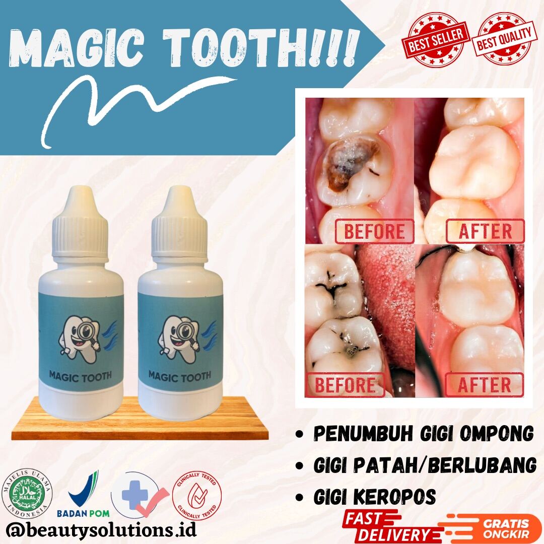 SEMINGGU GIGI LANGSUNG TUMBUH !! MAGIC TOOTH PENUMBUH GIGI 7 HARI, GIGI