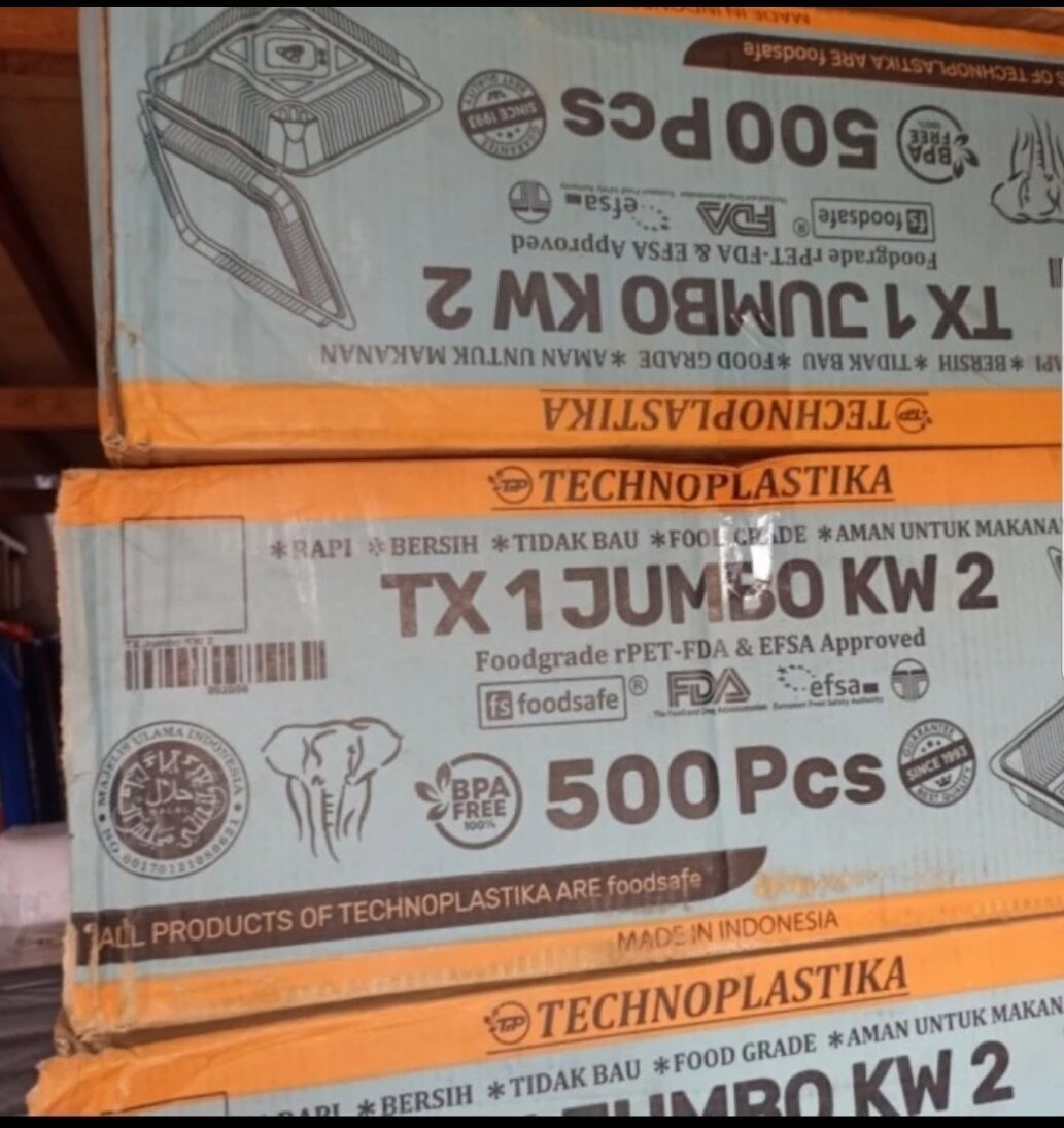 MIKA TX-1 JUMBO TEMPAT KUE / BOLU KOTAK SEGI EMPAT || Ukuran : panjang 23,2 cm x lebar 23,2 cm x tinggi 7,7 cm. 