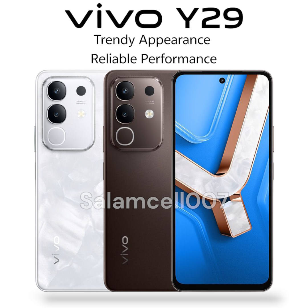 Vivo Y29 NFC Ram 6+6/128GB 44W Fast Charge Camera 50MP Baterai 6500mAh Garansi Resmi Giá 2,399,000 Đồng*Miễn phí vận chuyển
