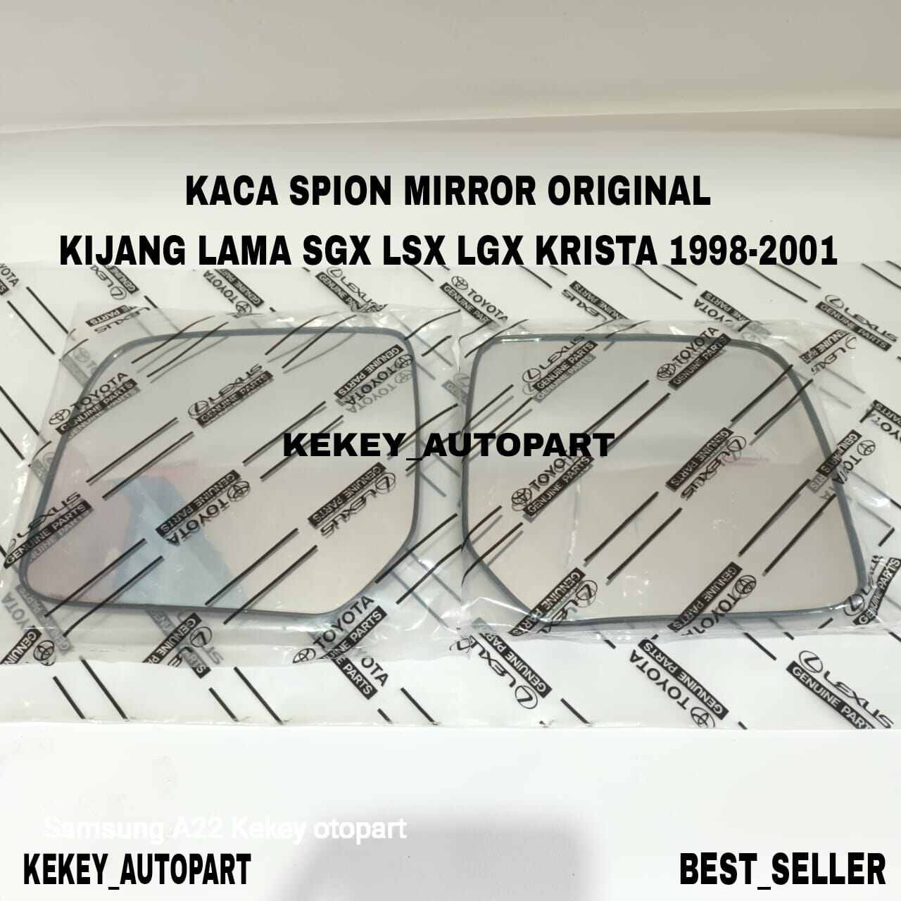kaca spion mirror toyota kijang kapsul lgx lsx sgx original merek 8C 194R 1998-2001 Harga 70,000 rupiah*Gratis Ongkir