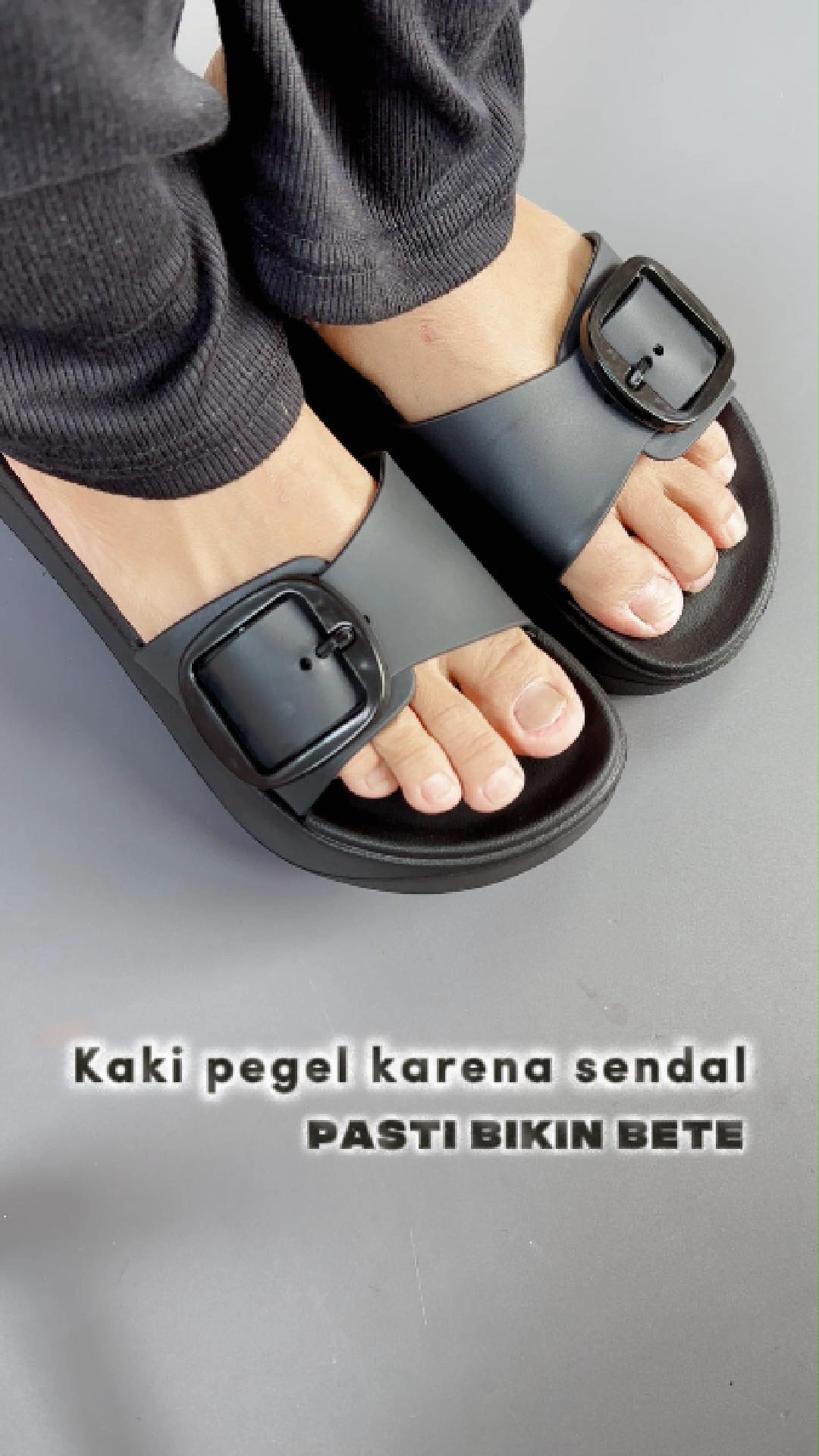 Sandal Selop Wanita Eva Phylon Kombinasi Karet Jelly Trendy Korea Style ...