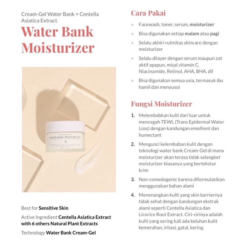 [READY /BEST SELLER] EIEM BEAUTY EI.EM MOISTURIZER DAN CALM SMOOTHING