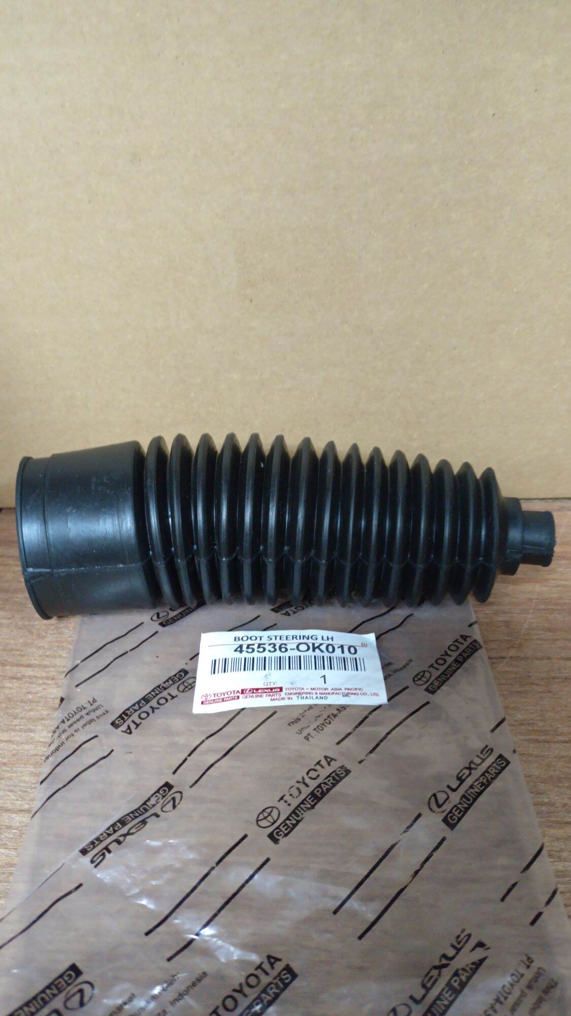 Karet Boot rack steering kiri rek stir Innova harga satuan, 45536 Harga 27,500 rupiah*Gratis Ongkir