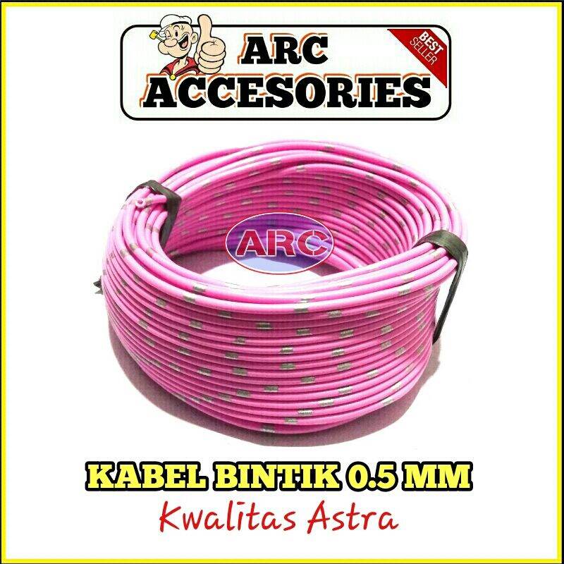 Kabel Body Bintik Avs 0.5mm - 20 meter