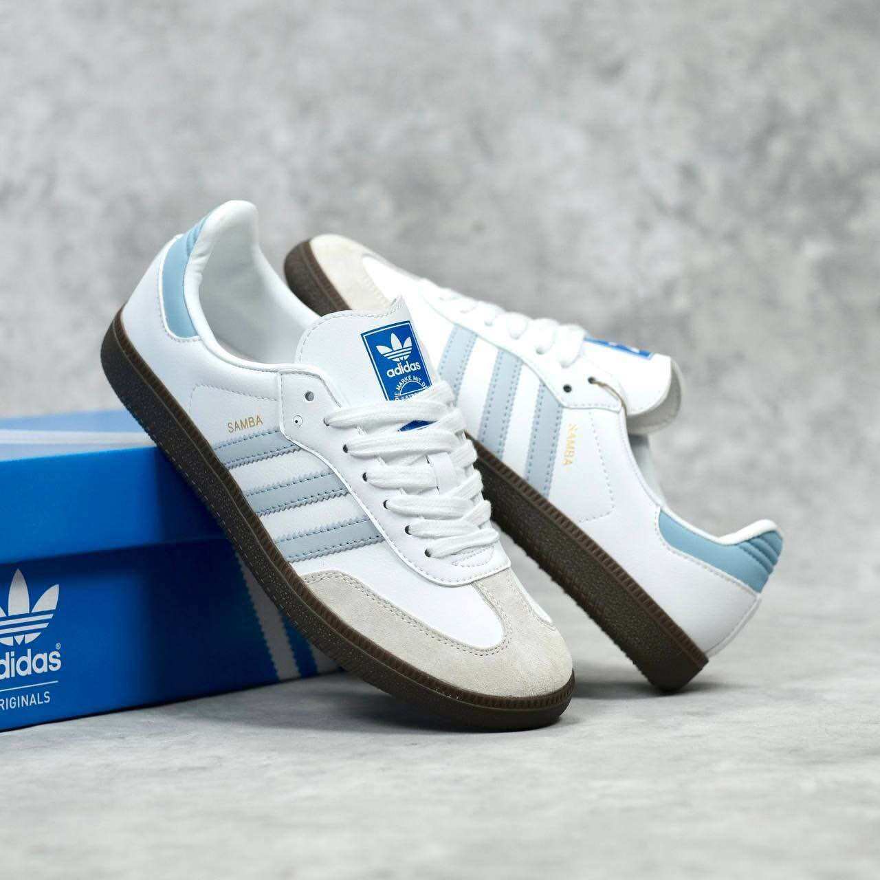 Beli Sepatu Adidas Samba Biru Original Online Harga Terbaik | Lazada  Indonesia