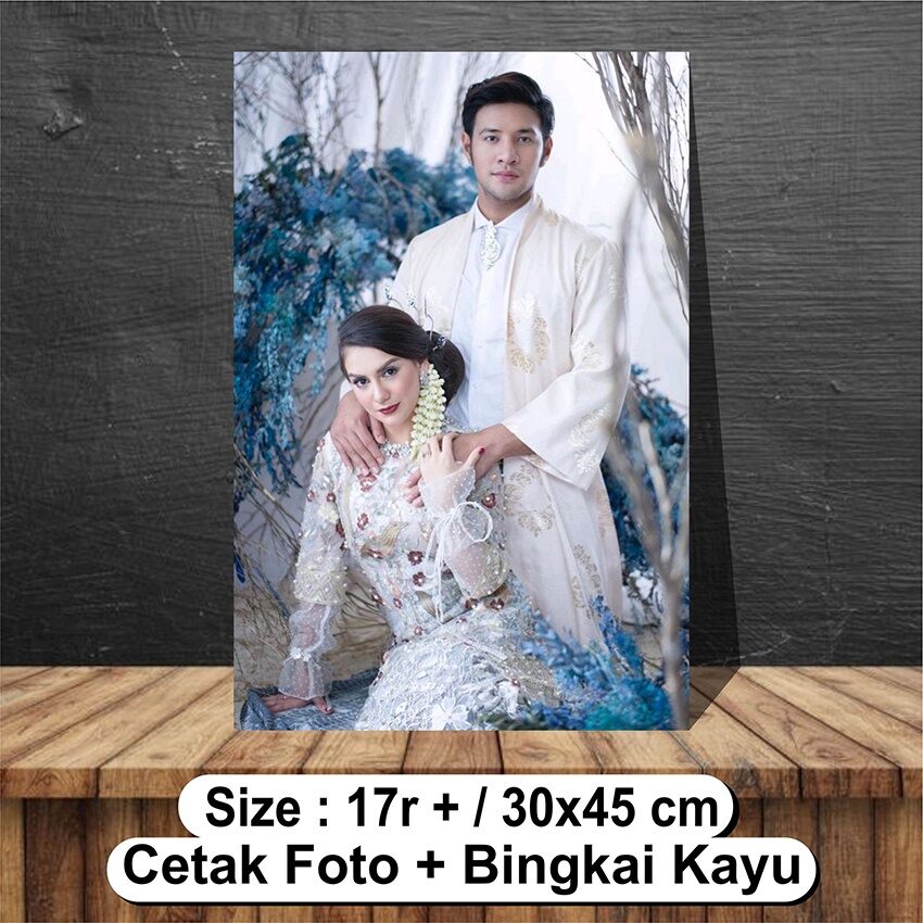 CETAK FOTO MEDIA MDF 20R 30X40 BESAR COD BAYAR DITEMPAT