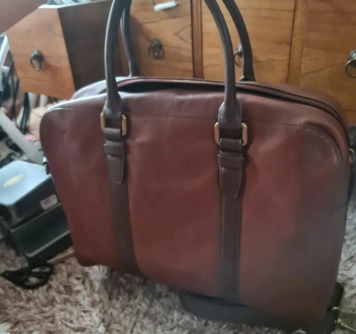 Tas Fossil Evan Workbag brown man new Lazada Indonesia