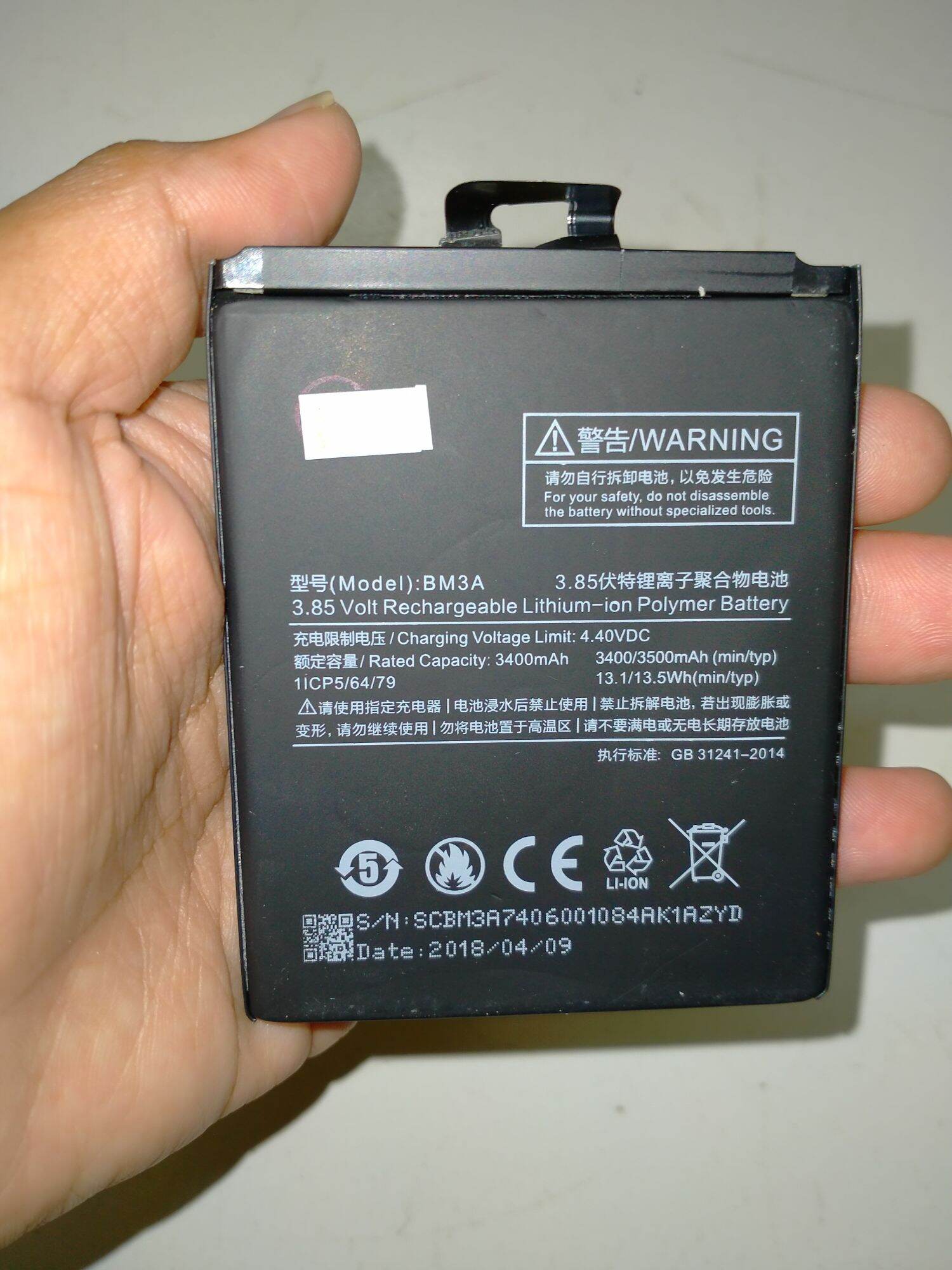 Batterie Originale Xiaomi BM3A / BM-3A - Neuf Dans Son Emballage - Pour Appareils Xiaomi Compatibles