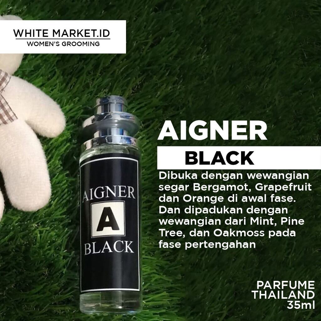 0PARFUME THAILAND AIGNER BLACK 100 WANGI DAN TAHAN LAMA Lazada