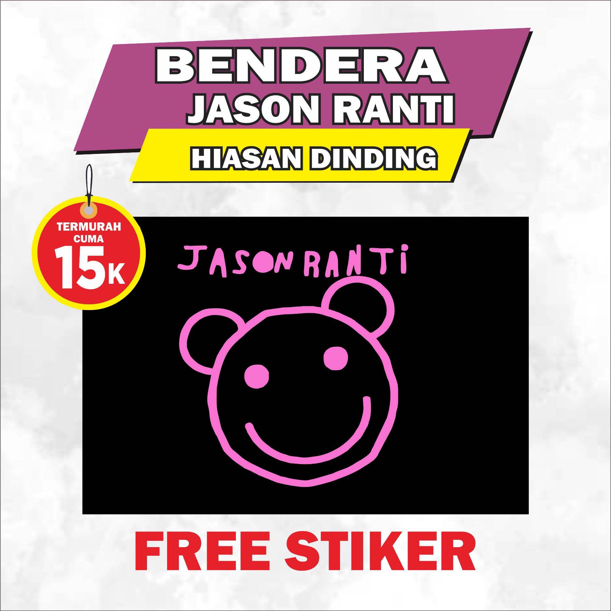 Bendera Logo Jason Ranti | Lazada Indonesia