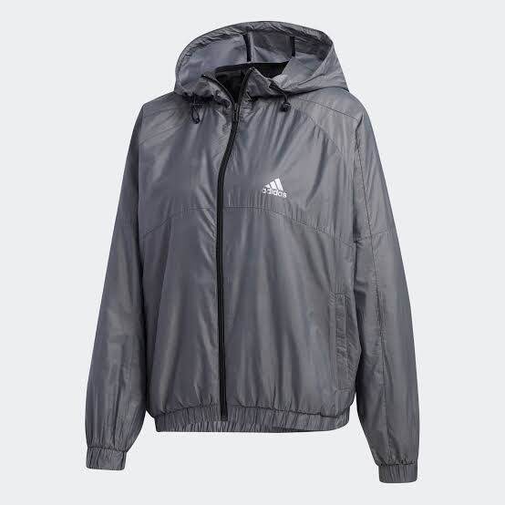 black adidas anorak