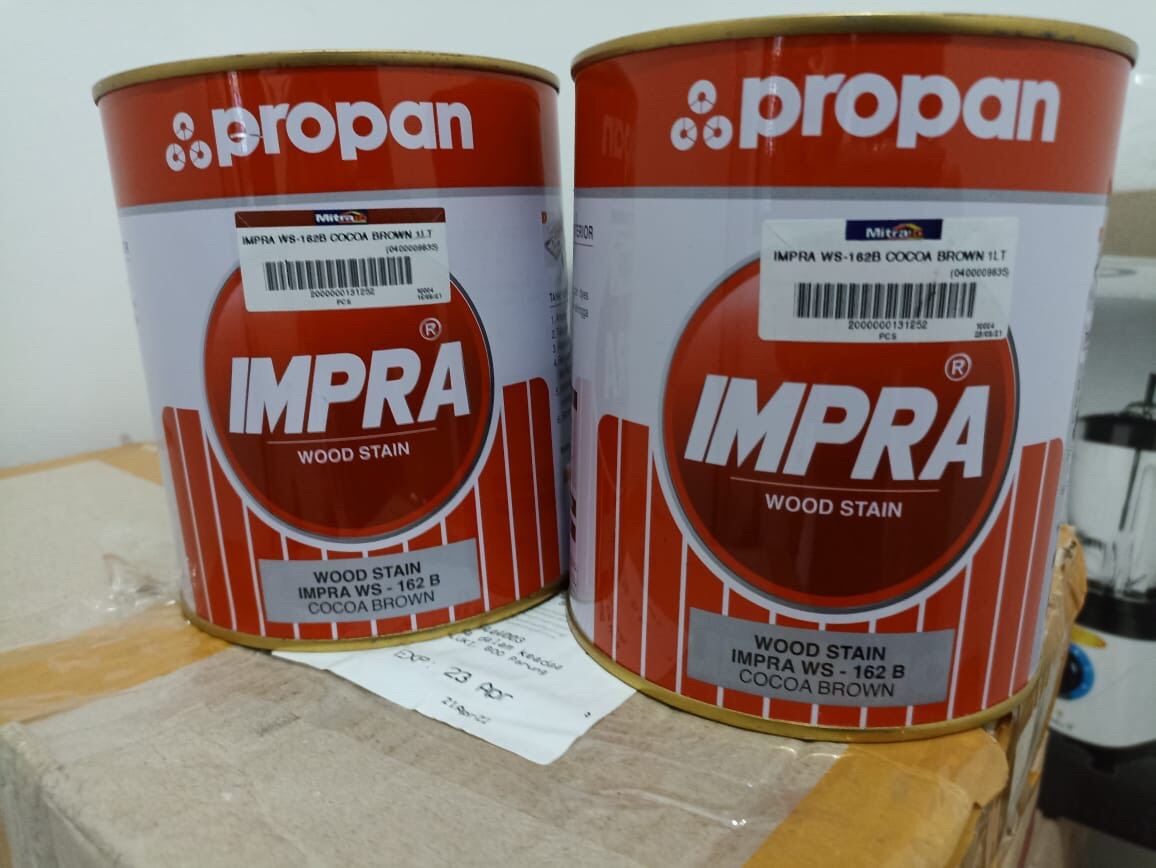 IMPRA WOODSTAIN WS162 cocoa brown 1kg Lazada Indonesia