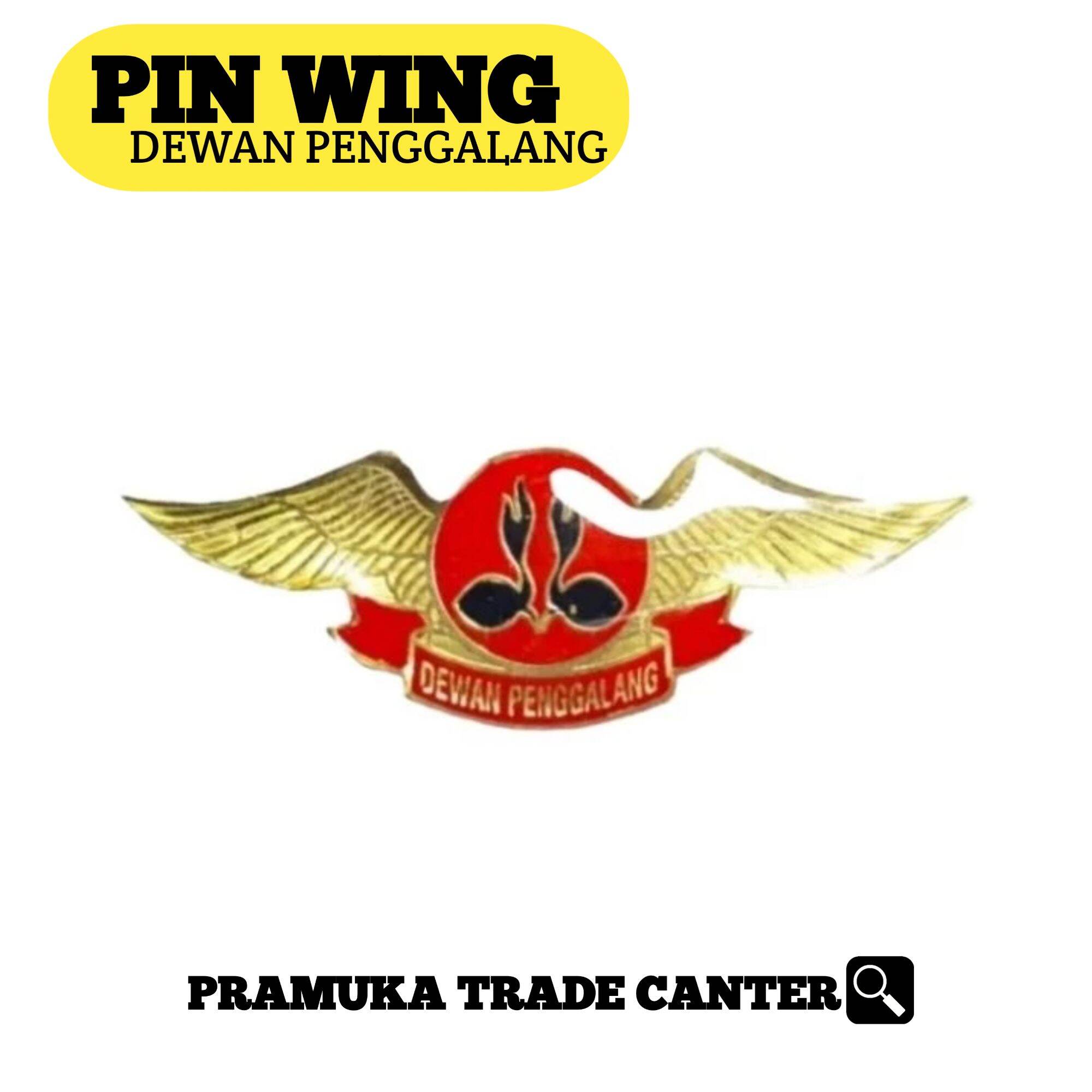 Pin Wing Gerakan Pramuka | Dewan Penggalang | Penegak | Tapak Merah ...