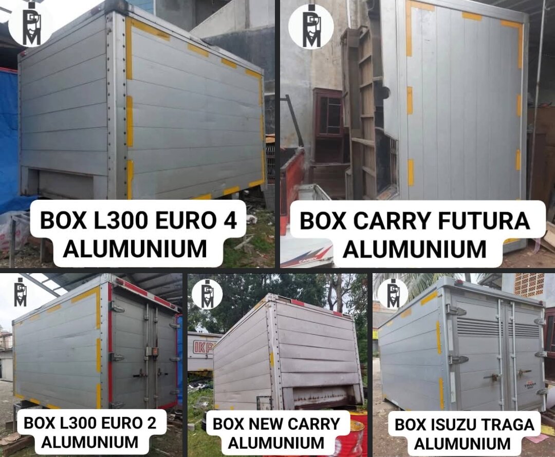 BOX ISUZU TRAGA NEW CARRY FUTURA COLT T120SS L300 BEKAS ALUMUNIUM Harga 7,499,000 rupiah*Gratis Ongkir