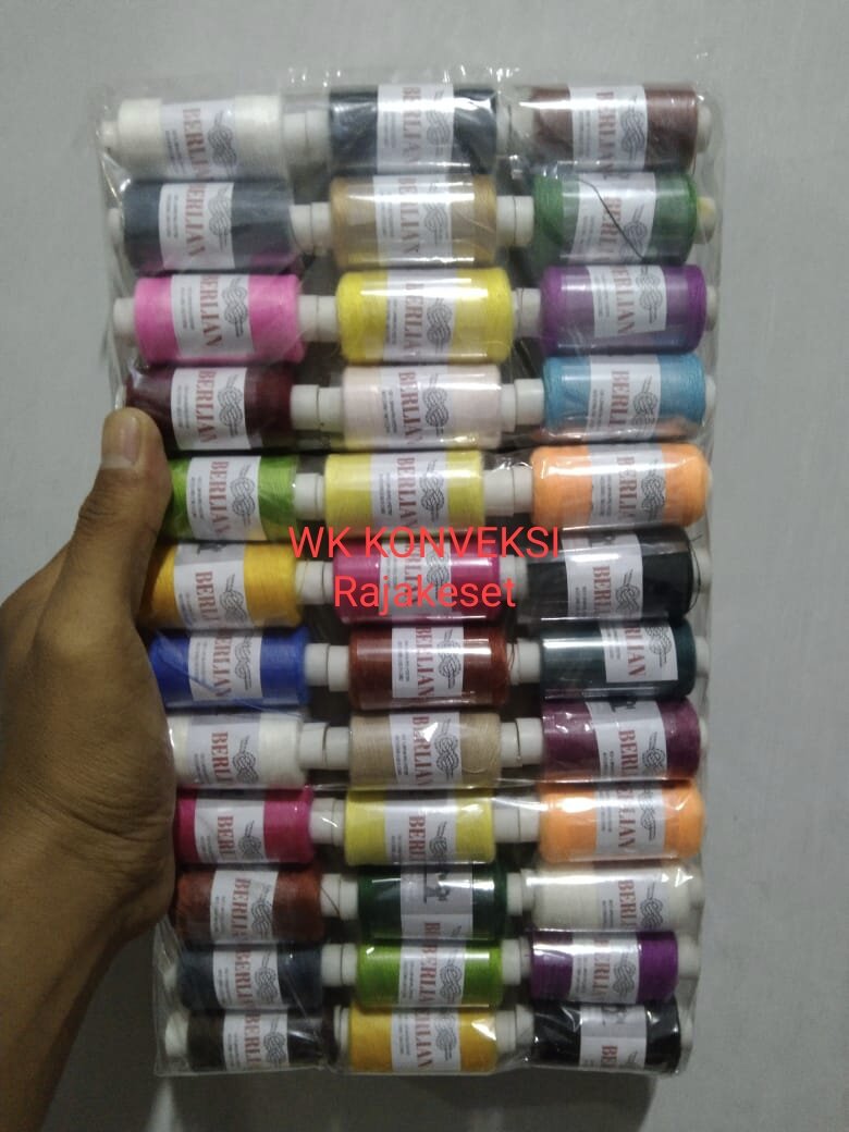 benang jait 40/2 500 yard// Benang Jahit kuat anti putus isi 12 pcs (1 lusin)