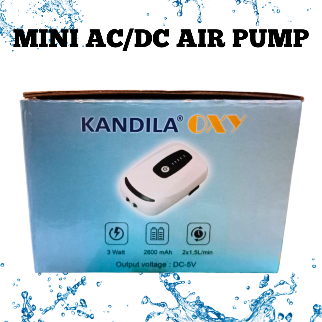 KANDILA OXY AD 300 MINI AC DC AIRPUMP AERATOR AQUARIUM