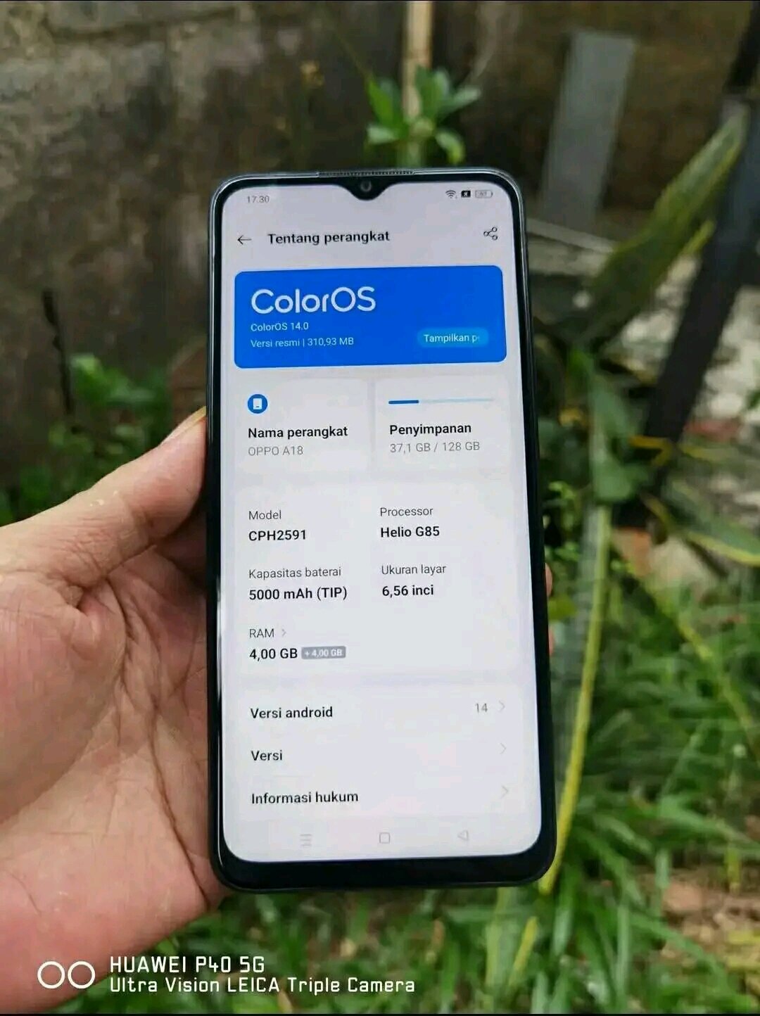 oppo a18 4/128gb Harga  1,000,000 rupiah*Gratis Ongkir
