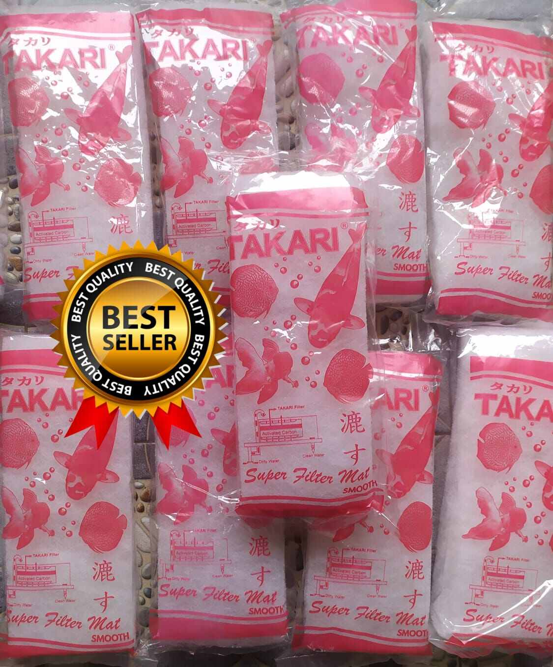 kapas takari 3 lapis original kapas aquarium busa filter terbaik busa