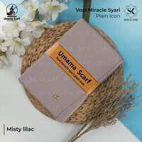 TERBARU!! HIJAB JUMBO SEGI EMPAT UMAMA SCARF VOAL MIRACLE SYARI PLAIN ICON METAL LOGO LASER CUT LC JILBAB POLOS SYARI 130x130 CM LOGO UM WARNA LENGKAP