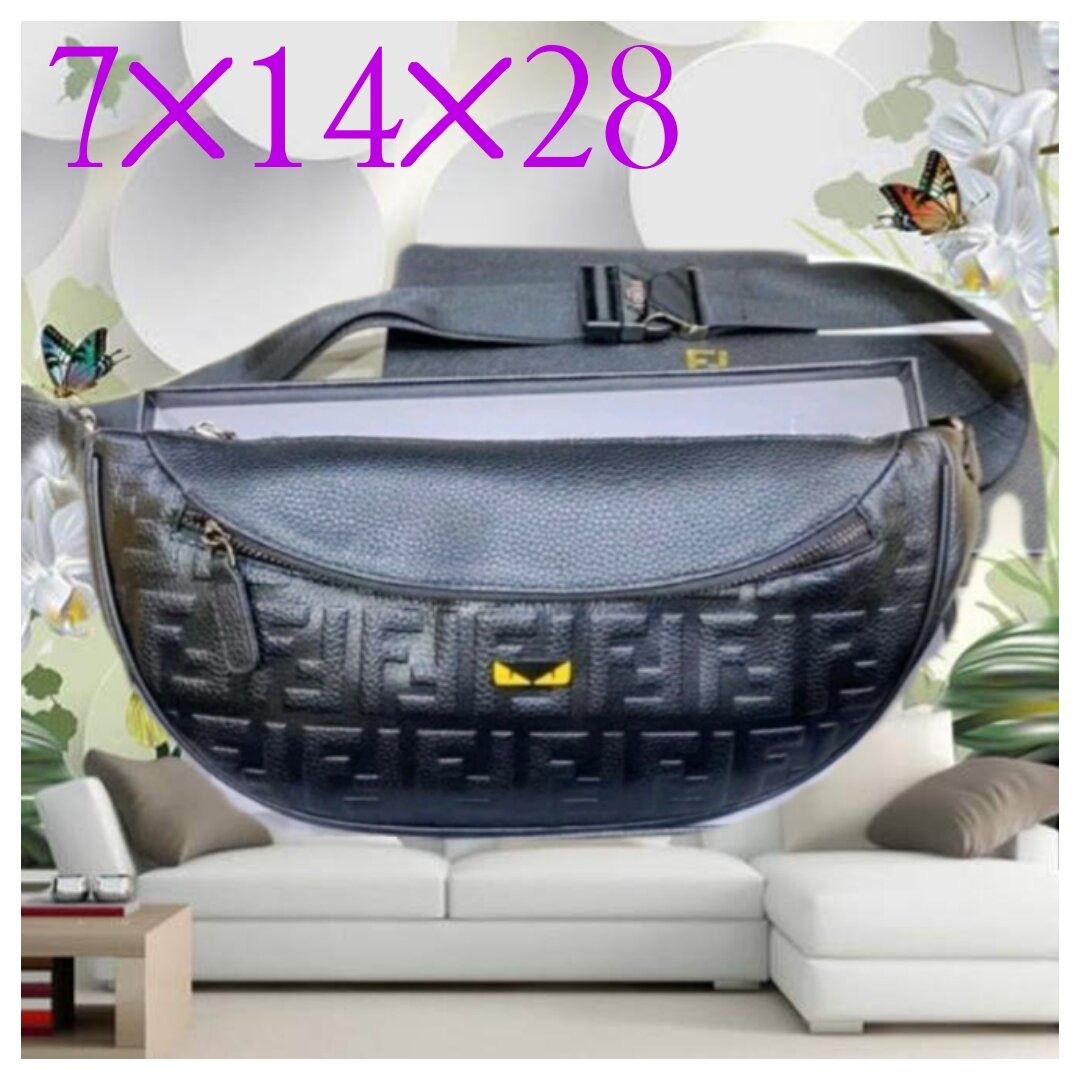 Jual Waistbag LV free Box import Quality waist bag pria & wanita tas  selempang pria LV