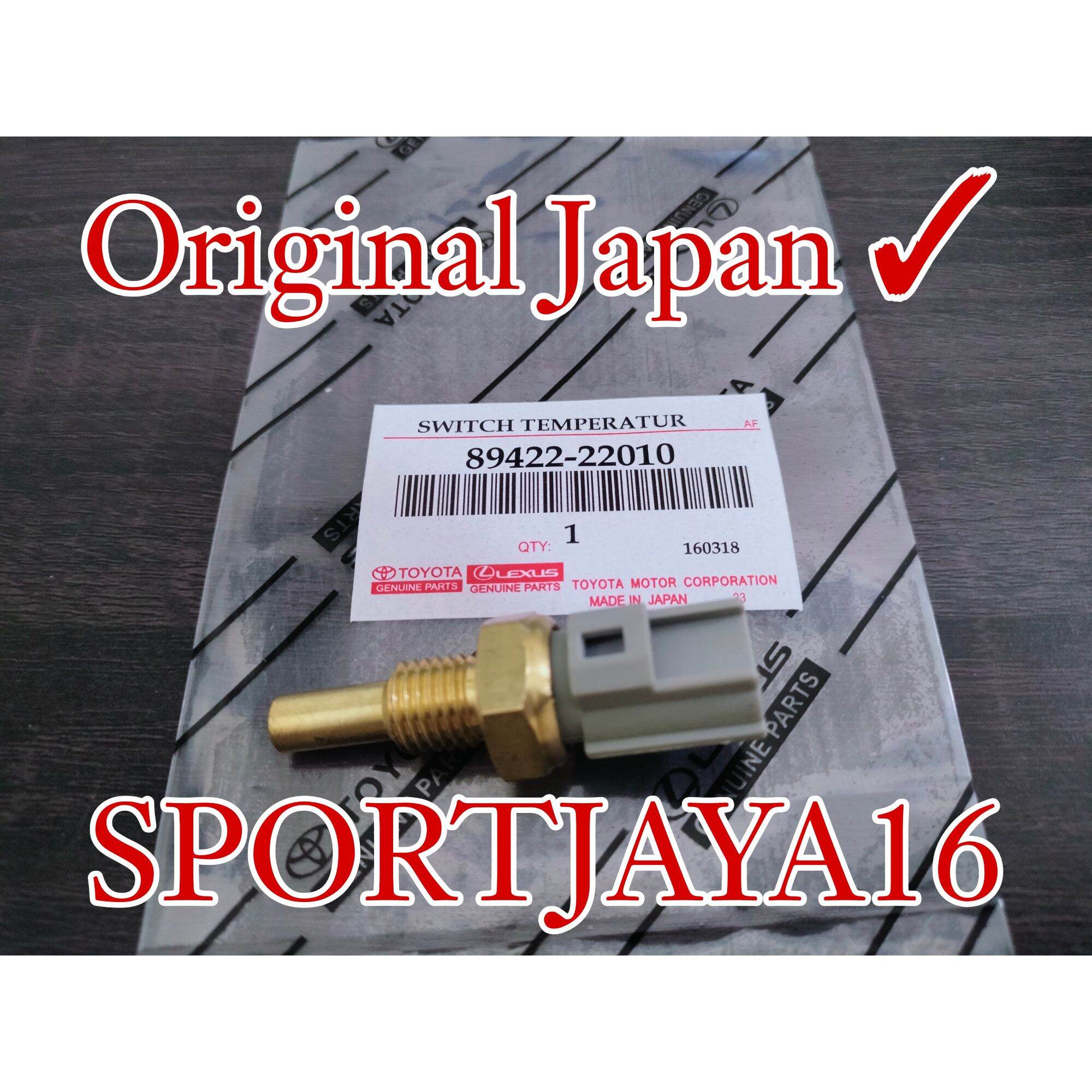 SWITCH TEMPERATUR SENSOR ECT KIJANG EFI 1.8 1.800CC ORI JAPAN Giá 110,000 Đồng*Miễn phí vận chuyển