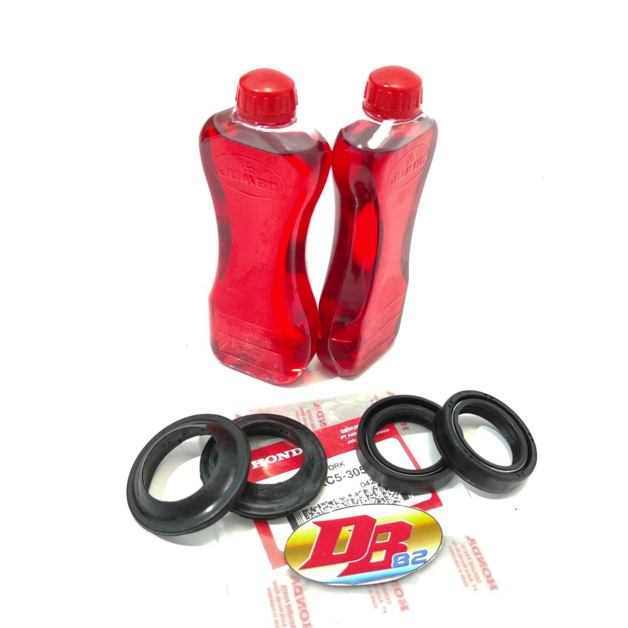 Oli Shock + Seal shock Depan + Seal shock Debu Set Mega pro/ Gl pro