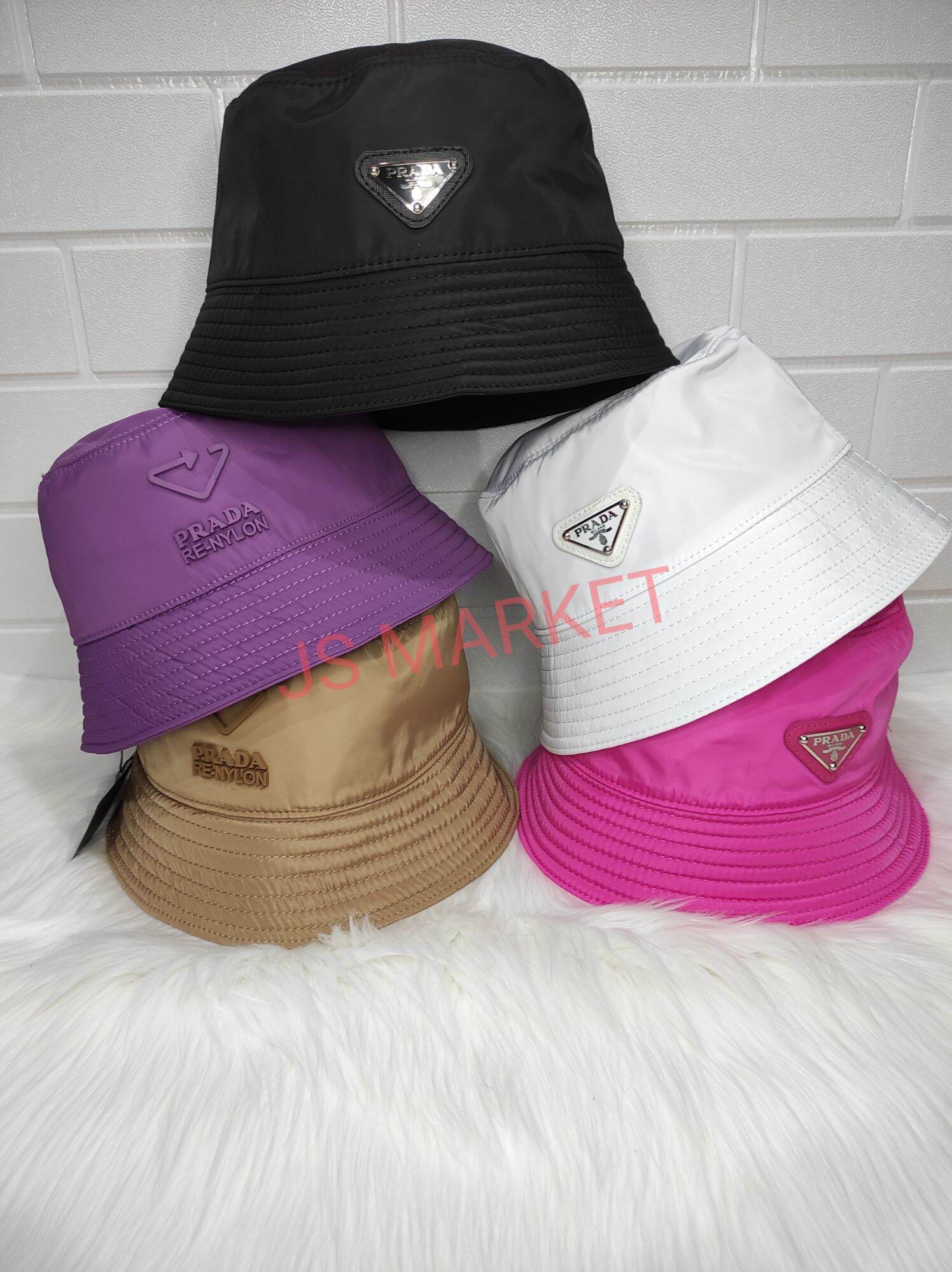 Topi PRAD* RE Nylon Bucket Hat Premium 