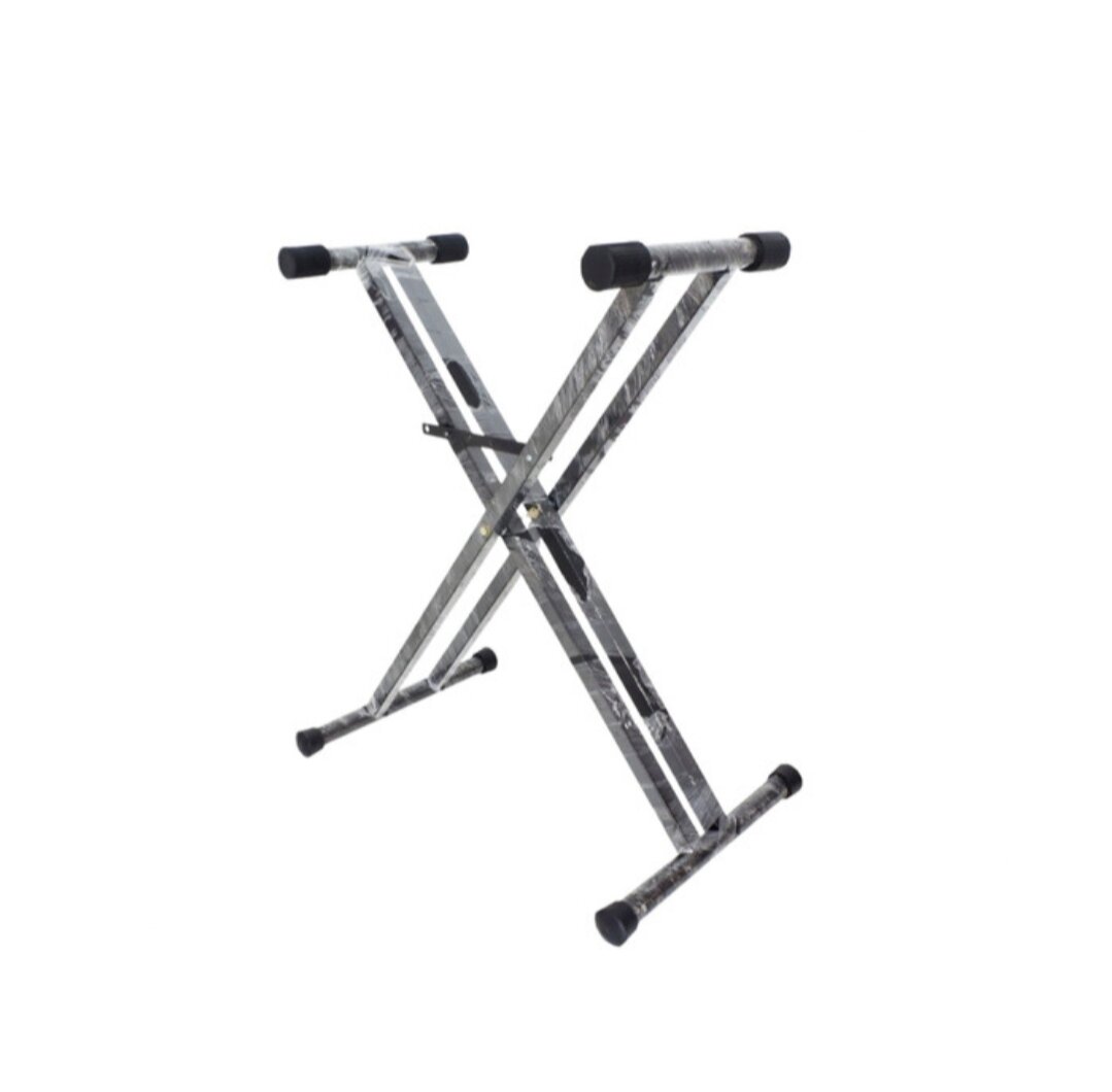STAND KEYBOARD DOUBLE SILANG XX / STANDING KEYBOARD DOUBLE / DUDUKAN