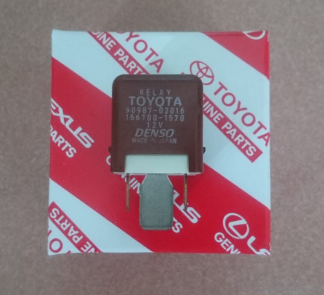 Relay Riley Headlamp Head Lamp Lampu Toyota 12V kaki 4 original Denso