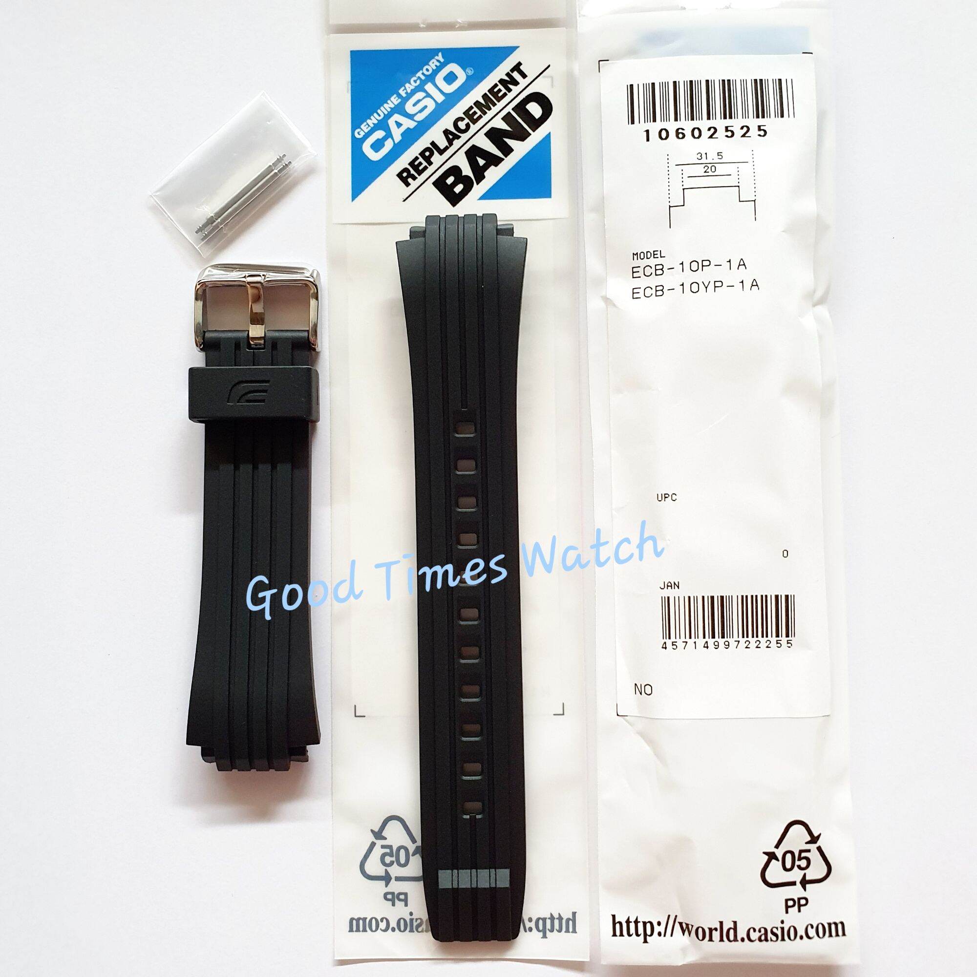 STRAP EDIFICE ECB-10P ECB-10YP ECB 10P ECB 10YP ECB 10 CASIO
