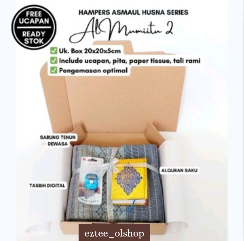 Paket AL MUMIITU. Hampers Kado Hadiah Special hadiah box Souvenir Parcel Muslim pengajian ultah kenang…