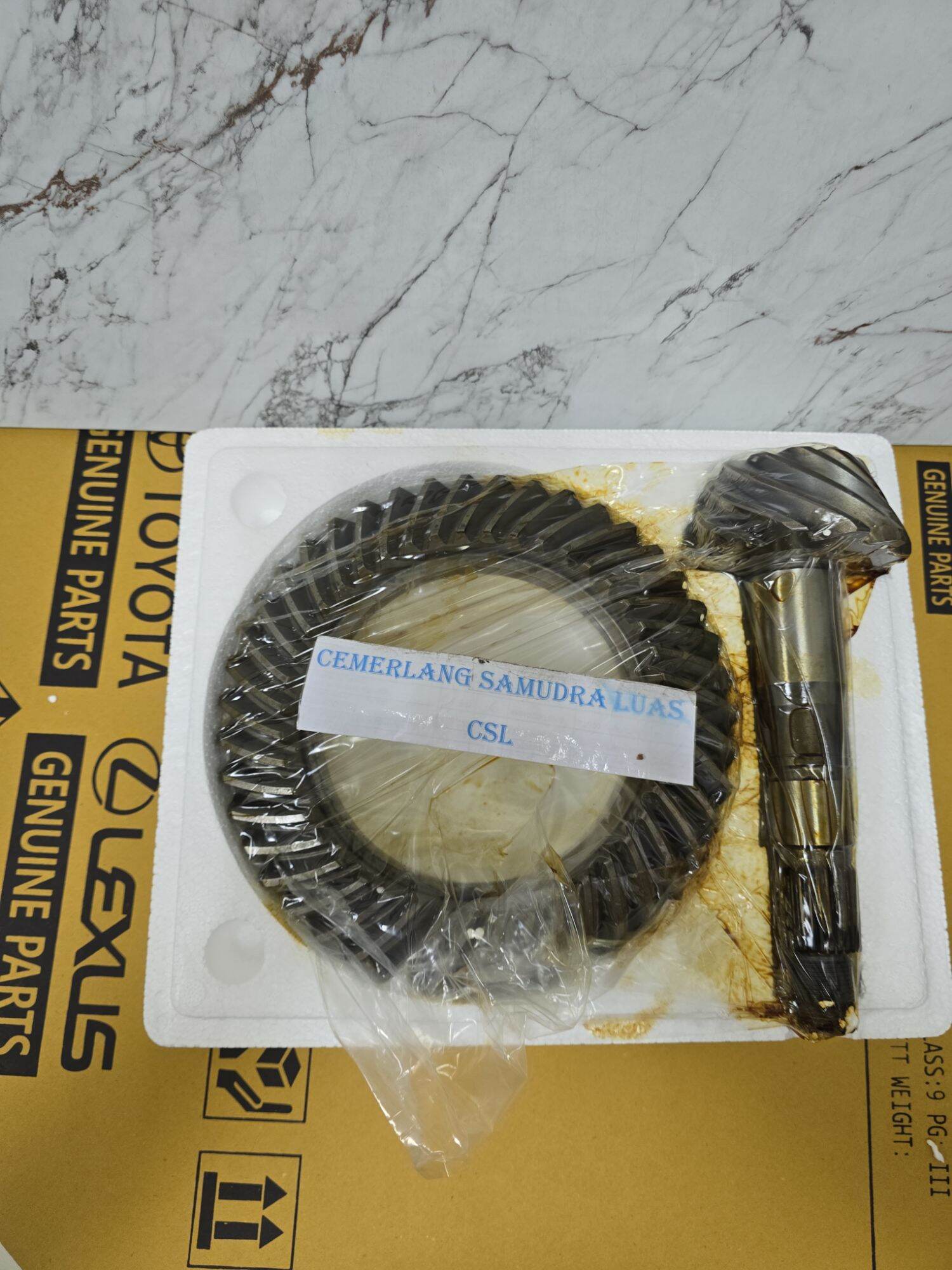 Hilux Revo 1kd new 3000cc 12x43 rear gear set pineapple tooth Moon Harga 1,125,000 rupiah*Gratis Ongkir