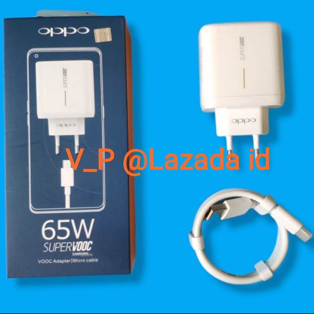 ORIGINAL 100% Charger Cas OPPO SUPER VOOC Fast Charging 65Watt