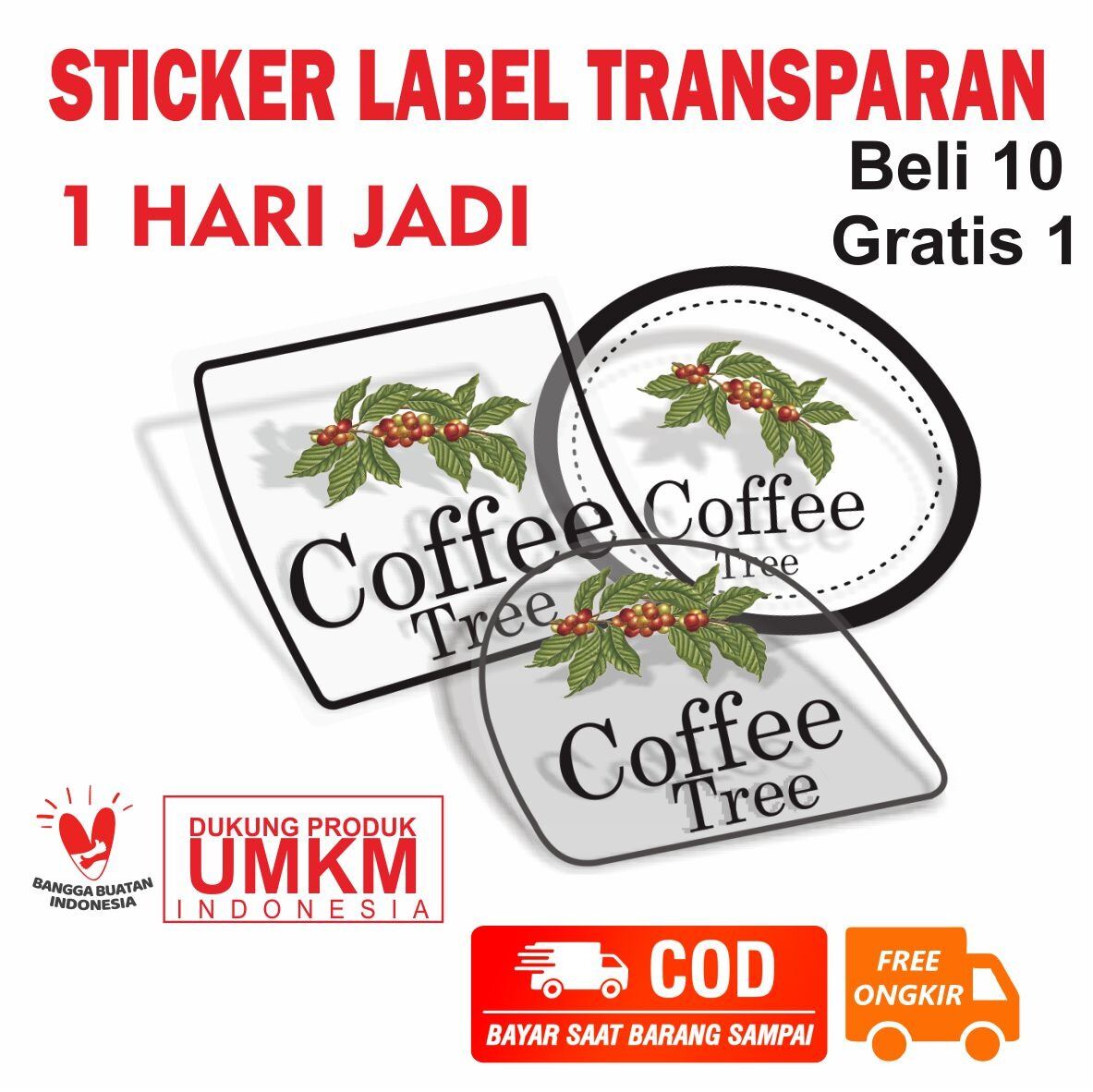 Cetak Stiker Label A3 Anti Air Sehari Jadiminim Order 5 Lbr Lazada Indonesia 1188