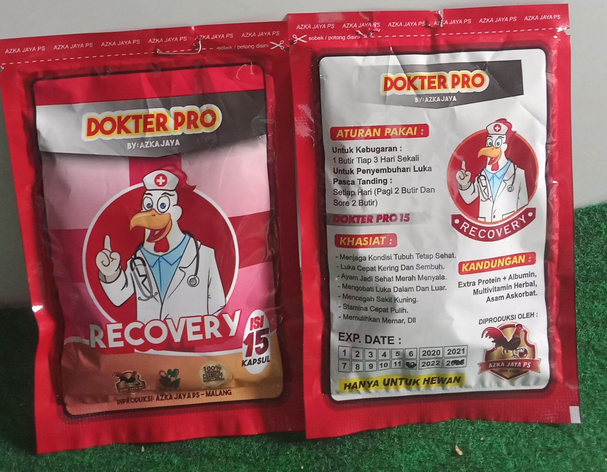 Kapsul Obat Ayam Sakit Luka Dalam Dokter Pro Herbal Ayam Jago Aduan Obat Recovery Luka Ayam Jago